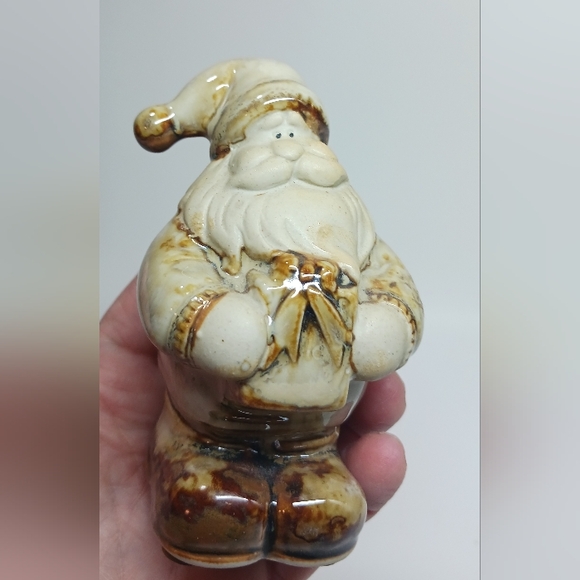 3.5" Scandinavian Ceramic Santa Claus Figurine. Vintage. Keramik. Glazed Pottery - Picture 5 of 5